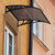 3 ft. 1 in. W x 3 ft. 3 in. D Polycarbonate Standard Door Awning